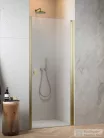 Radaway Nes Brushed Gold DWJ-I 80 zuhanyajtó, szálcsiszolt arany profil, jobbos 10026080-99-01R
