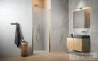 Radaway Nes Brushed Gold DWJ-I 90 zuhanyajtó, szálcsiszolt arany profil, jobbos 10026090-99-01R