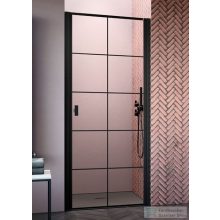   Radaway Nes Black DWJ I Frame 100 zuhanyajtó fekete jobbos 10026100-54-55R