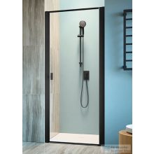   Radaway Nes Black DWJ I Frame 100 zuhanyajtó fekete jobbos 10026100-54-56R