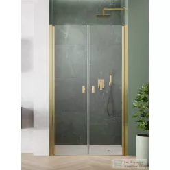   Radaway Nes Brushed Gold DWD-I 110 zuhanyajtó, szálcsiszolt arany profil, 10027110-99-01