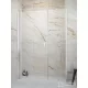 Radaway Nes DWS 110 zuhanyfal, króm profil, balos 10028110-01-01L