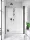 Radaway Nes DWS 110 zuhanyfal, matt fekete profil, jobbos 10028110-54-01R
