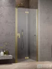 Radaway Nes Brushed Gold DWB 70 zuhanyajtó, szálcsiszolt arany profil, jobbos 10029070-99-01R