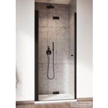   Radaway Nes Black DWB 80 zuhanyajtó fekete balos 10029080-54-01L