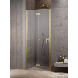   Radaway Nes Brushed Gold DWB 80 zuhanyajtó, szálcsiszolt arany profil, balos 10029080-99-01L