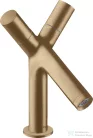 Hansgrohe AXOR STARCK 80 kétkaros mosdó csaptelep automata leeresztővel, szálcsiszolt bronz 10030140
