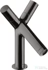 Hansgrohe AXOR STARCK 80 kétkaros mosdó csaptelep automata leeresztővel, polírozott fekete króm 10030330