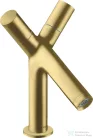 Hansgrohe AXOR STARCK 80 kétkaros mosdó csaptelep automata leeresztővel, szálcsiszolt sárgaréz 10030950