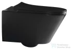 Sapho AVVA RIMLESS fali WC beépített bidézuhannyal, 53x35,5 cm, fekete (100312-110)