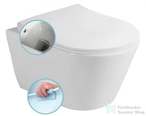 Sapho AVVA RIMLESS fali WC beépített bidézuhannyal, 35,5x53cm 100312