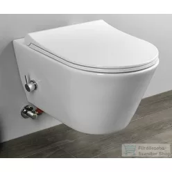   Sapho AVVA RIMLESS fali WC bidézuhannyal, csapteleppel, 35,5x53cm (100315)