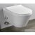 Sapho AVVA RIMLESS fali WC bidézuhannyal, csapteleppel, 35,5x53cm (100315)