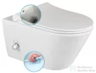 Sapho AVVA RIMLESS fali WC bidézuhannyal, csapteleppel, 35,5x53cm (100315)
