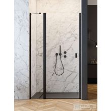   Radaway Nes Black DWJ-II 80 zuhanyajtó, matt fekete profil, balos 10036080-54-01L