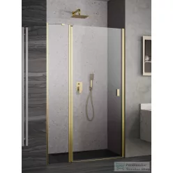   Radaway Nes Brushed Gold DWJ-II 80 zuhanyajtó, szálcsiszolt arany profil, balos 10036080-99-01L