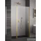 Radaway Nes Brushed Gold DWJ-II 90 zuhanyajtó, szálcsiszolt arany profil, balos 10036090-99-01L