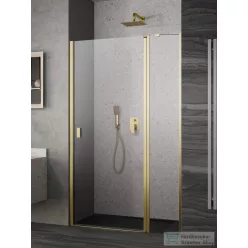   Radaway Nes Brushed Gold DWJ-II 120 zuhanyajtó, szálcsiszolt arany profil, jobbos 10036120-99-01R