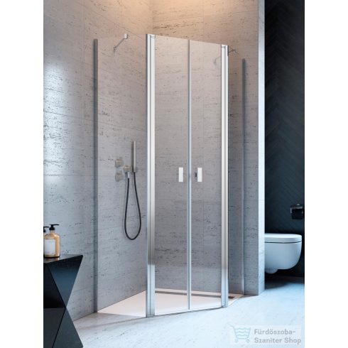 Radaway NES PTD 90x90 szögletes zuhanykabin króm/átlátszó 10051000-01-01+10051600-01-01