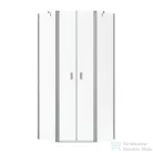 Radaway NES PTD 90x90 szögletes zuhanykabin szálcsiszolt króm/átlátszó 10051000-91-01+10051600-91-01