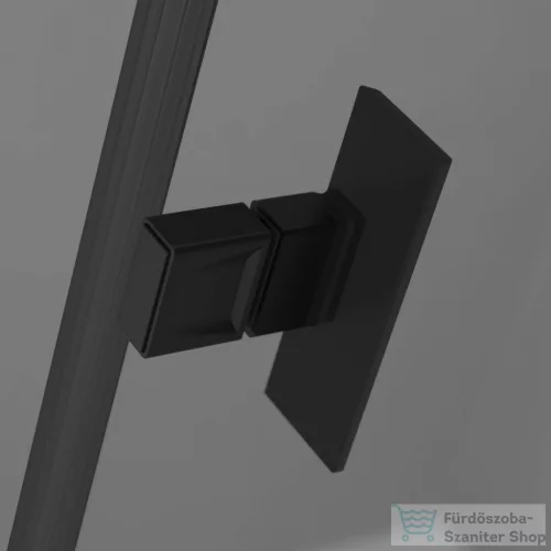Radaway Nes PTJ 80x80J szögletes zuhanykabin, jobbos, fekete 10052000-54-01R+10052500-54-01