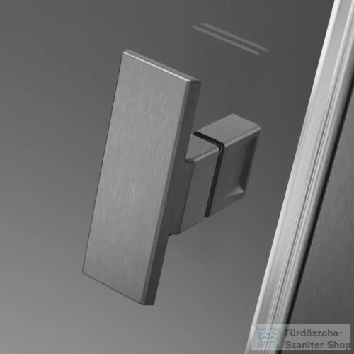 Radaway Nes PTJ 90x90B szögletes zuhanykabin, balos, szálcsiszolt fegyvermetál 10052000-92-01L+10052900-92-01