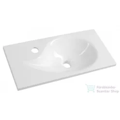 Sapho AQUA öntöttmárvány mosdó, 50,5x1,8x25cm (10053)