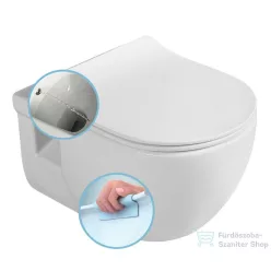   Sapho BRILLA RIMLESS fali WC beépített bidézuhannyal, 36,5x53cm (100612)