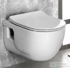 Sapho BRILLA RIMLESS fali WC beépített bidézuhannyal, 36,5x53cm (100612)