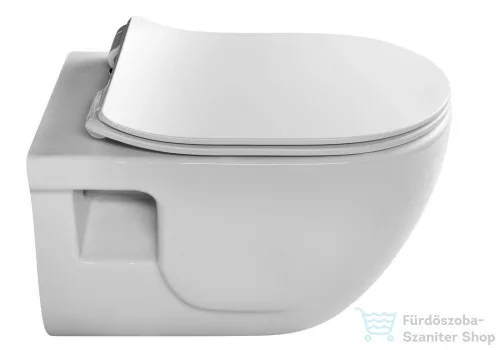 Sapho BRILLA RIMLESS fali WC beépített bidézuhannyal, 36,5x53cm (100612)