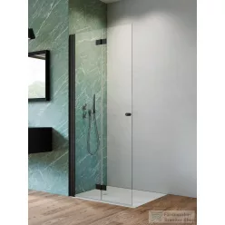   Radaway Nes 8 Black Walk-in KDD-B 80 zuhanyfal, matt fekete profil, balos 10074080-54-01L