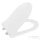 Sapho AVVA SLIM WC-ülőke, soft close, króm/fehér 100787