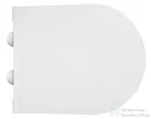 Sapho AVVA SLIM WC-ülőke, soft close, króm/fehér 100787