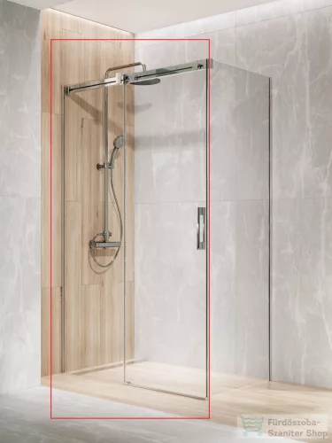Radaway Espera Pro KDJ 140 balos zuhanykabin ajtó része, króm 10090140-01-01L+10092140-01-01L