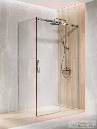 Radaway Espera Pro KDJ 140 jobbos zuhanykabin ajtó része, króm 10090140-01-01R+10092140-01-01R