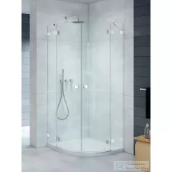   Radaway Essenza Pro PDD 100x100 íves zuhanykabin,  króm 10095100-01-01L_10095100-01-01R