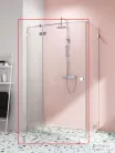 Radaway Essenza Pro KDJ 80B zuhanykabin balos ajtó része, króm 10097080-01-01L