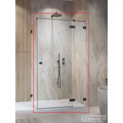   Radaway Essenza Pro KDJ 80J zuhanykabin jobbos ajtó része, szálcsiszolt fegyvermetál 10097080-92-01R