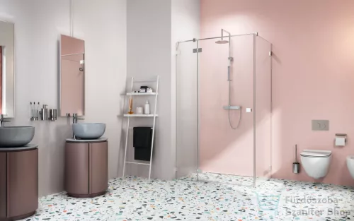 Radaway Essenza Pro KDJ 90B zuhanykabin balos ajtó része, króm 10097090-01-01L