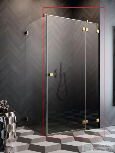 Radaway Essenza Pro KDJ 90J zuhanykabin jobbos ajtó része, arany 10097090-09-01R