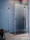 Radaway Essenza Pro KDJ 90J zuhanykabin jobbos ajtó része, fekete 10097090-54-01R