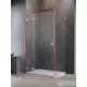 Radaway Essenza Pro KDJ 90B zuhanykabin jobbos ajtó része, szálcsiszolt króm 10097090-91-01L