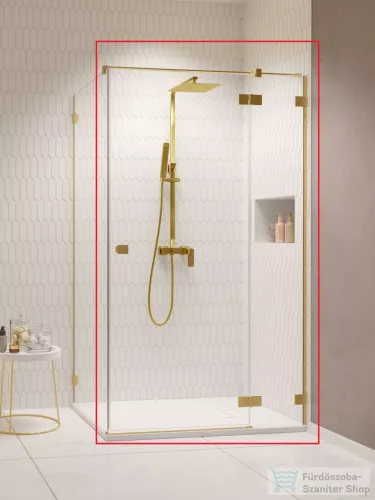 Radaway Essenza Pro KDJ 90J zuhanykabin jobbos ajtó része,szálcsiszolt arany 10097090-99-01R