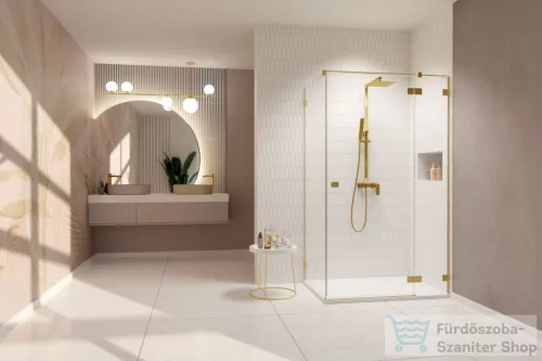 Radaway Essenza Pro KDJ 90J zuhanykabin jobbos ajtó része,szálcsiszolt arany 10097090-99-01R