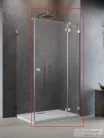 Radaway Essenza Pro KDJ 100J zuhanykabin jobbos ajtó része, szálcsiszolt króm 10097100-91-01R