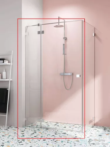 Radaway Essenza Pro KDJ 110B zuhanykabin balos ajtó része, króm 10097110-01-01L