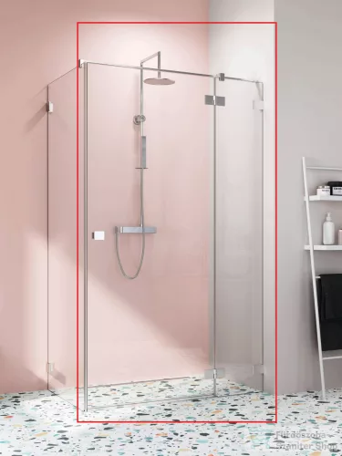 Radaway Essenza Pro KDJ 110J zuhanykabin jobbos ajtó része, króm 10097110-01-01R