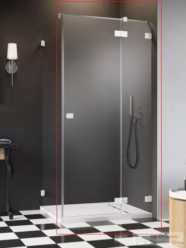 Radaway Essenza Pro KDJ 110J zuhanykabin jobbos ajtó része, fehér 10097110-04-01R