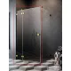 Radaway Essenza Pro KDJ 110B zuhanykabin balos ajtó része, arany 10097110-09-01L