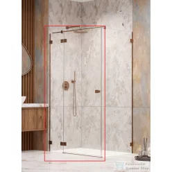   Radaway Essenza Pro KDJ 110B zuhanykabin balos ajtó része, szálcsiszolt réz 10097110-93-01L